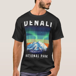 Denali national park vintage alaska denali mountai T-Shirt