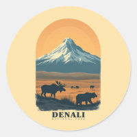 Denali National Park Vintage Retro