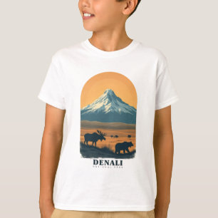 Denali National Park Vintage Retro T-Shirt