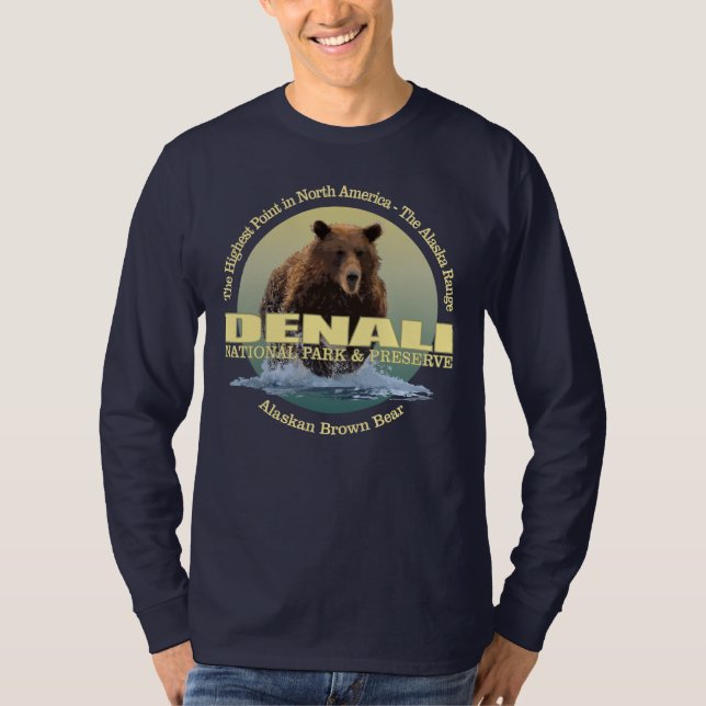 Denali NP (bear) WT T-Shirt (Front)