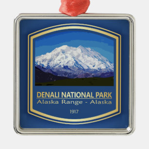 Denali NP (PF1) Metal Tree Decoration