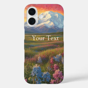 Denali Wildflowers iPhone 16 Case