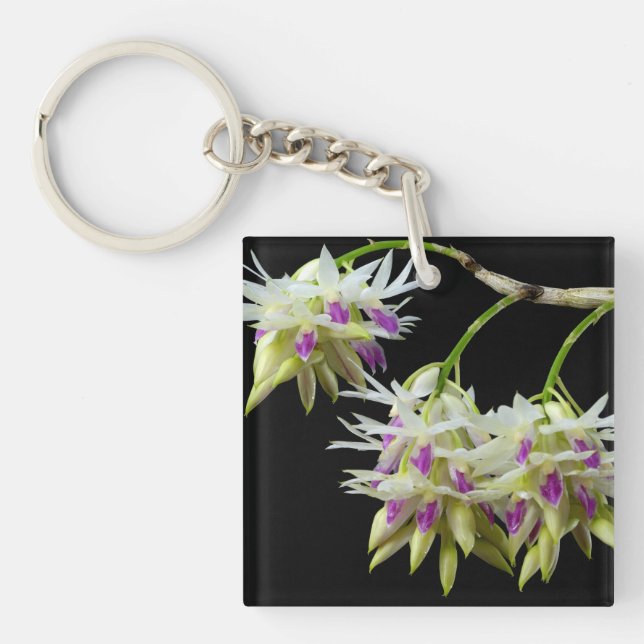 Dendrobium Amethystoglossum Key Ring (Front)