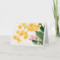 Dendrobium, China aster by Tanigami Konan