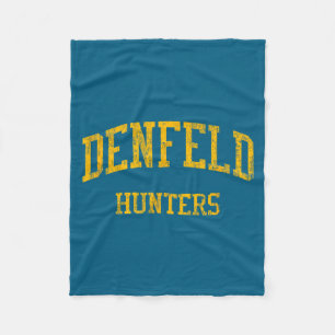 Denfeld High School Hs Duluth Mn Vintage Srts Fleece Blanket