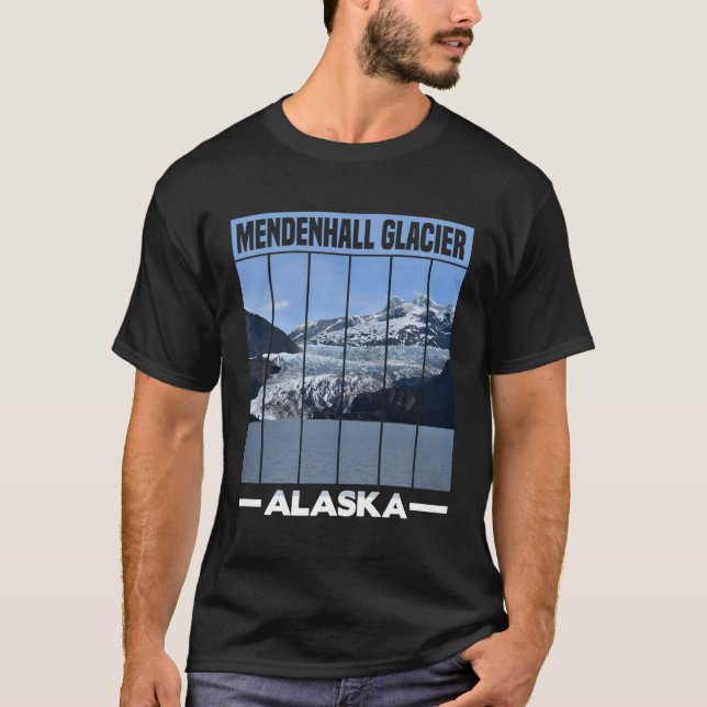 Denhall Glacier Alaska T-Shirt (Front)
