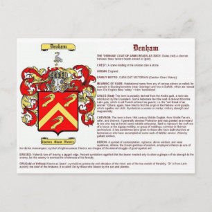 Denham (meaning) postcard