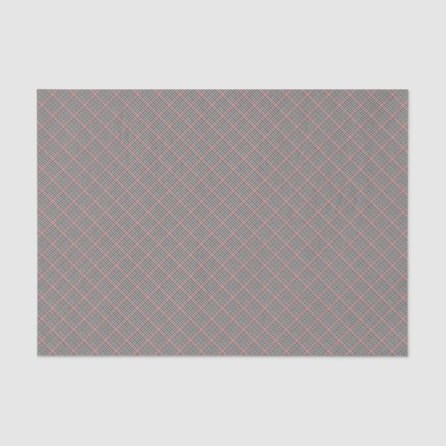 Denholm District Tweed Check Wrap Accent Tissue Paper (Front)