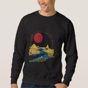 Denial More Than Just a River Mark Twain Quote Sweatshirt