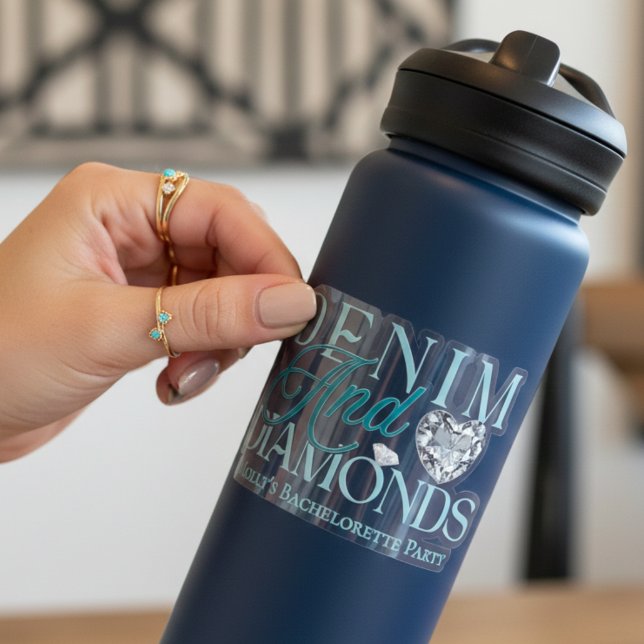 Denim and Diamonds Western Bachelorette (Denim and Diamonds Western Bachelorette Sticker)