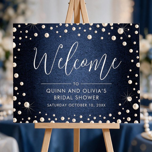 Denim and Pearls Welcome Sign (Creator Uploaded)