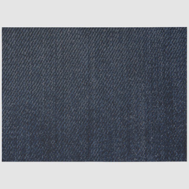Denim Background Blue Jeans Texture Decoupage Tissue Paper (Front)