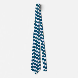 DENIM BLUE CHECK ENCOURAGE TIE