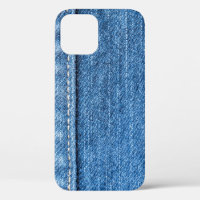 Denim Blue: Classic Jeans Texture.