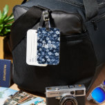 Denim Blue Flowers Luggage Tag<br><div class="desc">Denim Blue Flowers</div>