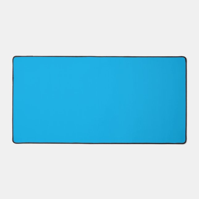 Denim Blue,Fountain Blue,Jellyfish, Desk Mat (Front)