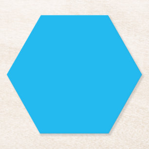 Denim Blue,Fountain Blue,Jellyfish, Paper Coaster