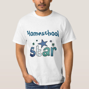 Denim Blue Home school Star T-Shirt