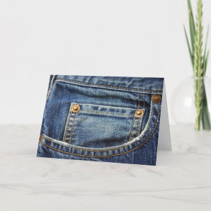 Denim - Blue Jean Pocket Card