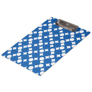 Denim Blue Mod Ball Design @ Emporio Moffa Clipboard