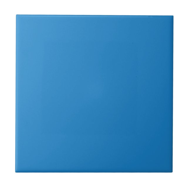 Denim Blue Solid Color Tile (Front)