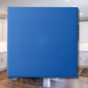 Denim Blue Solid Colour Classic Elegant Tile