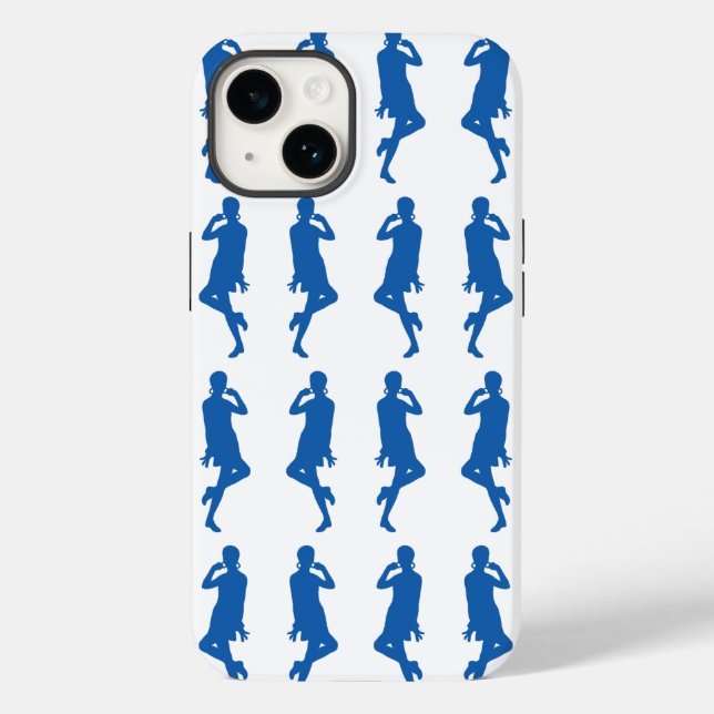 Denim Bold Mod GoGo Girls Case-Mate iPhone Case (Back)