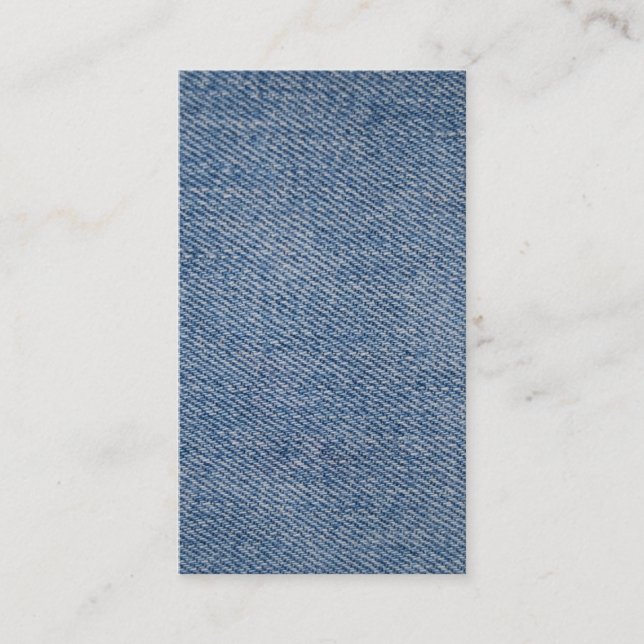 Denim Business Card (Front)