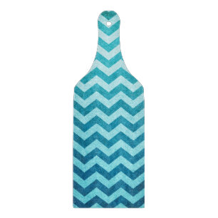 Denim Chevron by Shirley Taylor Cutting Board