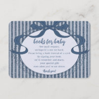 Denim Coquette Bow Blue Jean Baby Books for Baby