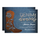 Denim Diamonds Cowgirl Boot Western 30th Birthday