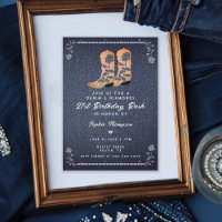 Denim Diamonds Cowgirl Boots Roses 21st Birthday
