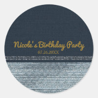 Denim & Diamonds Glam Bling Chic Elegant Favour