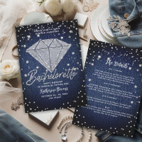 Denim Diamonds Itinerary Bling Bachelorette Party