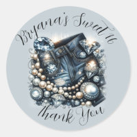 Denim Diamonds & Pearls Jeans Bling Party