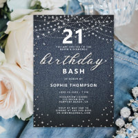 Denim Diamonds Rustic Lights 21st Birthday Party