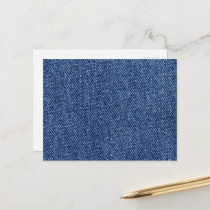 Denim Fabric, Denim Texture, Blue Denim, Jeans Postcard
