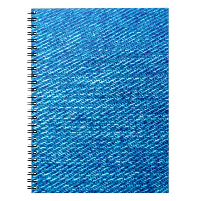 Denim fabric jeans blue jeans notebook (Front)