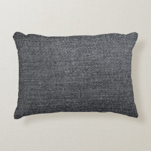 Denim fabric texture blue trouser decorative cushion