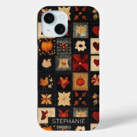 Denim Folk Art Quilt Pattern | Rustic Autumn Patch