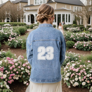 Denim Jacket add Number - Custom
