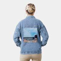 Denim Jacket " God is Very Creative"