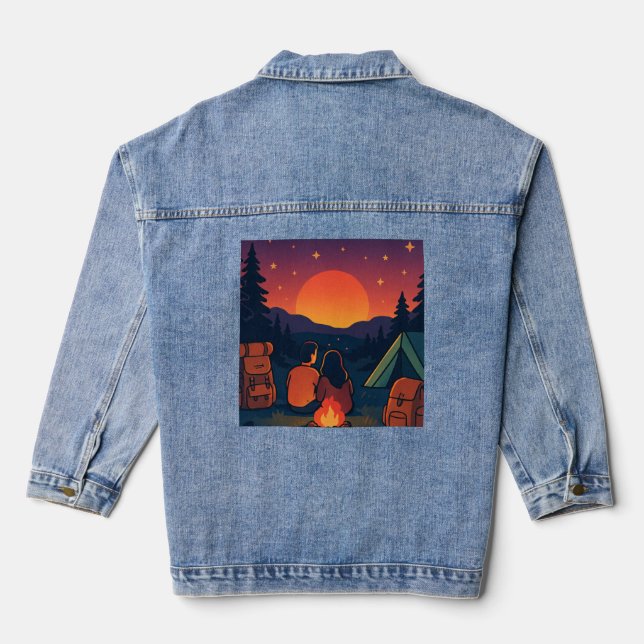 Denim Jacket - Sunset (Back)