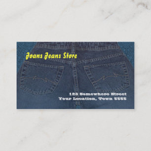 Denim Jeans Business Card