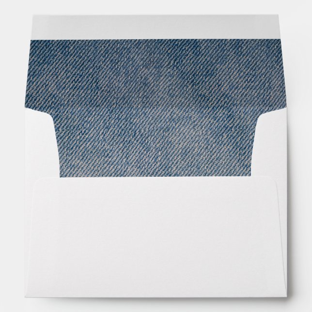 Denim | Jeans Inside | Rustic Country Envelope (Back (Bottom))