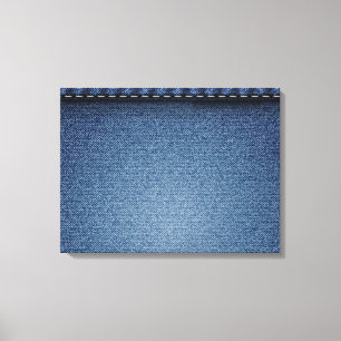 Denim Jeans Texture Canvas Print