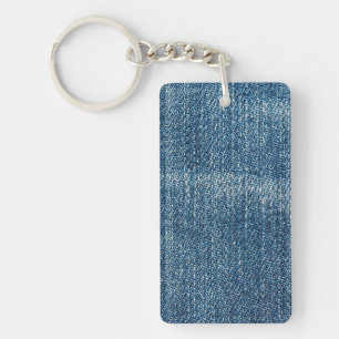 Denim Key Ring