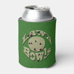 Denim Lawn Bowls, Can Cooler
