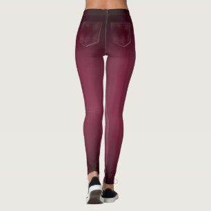 Denim Like Pocket Leggings