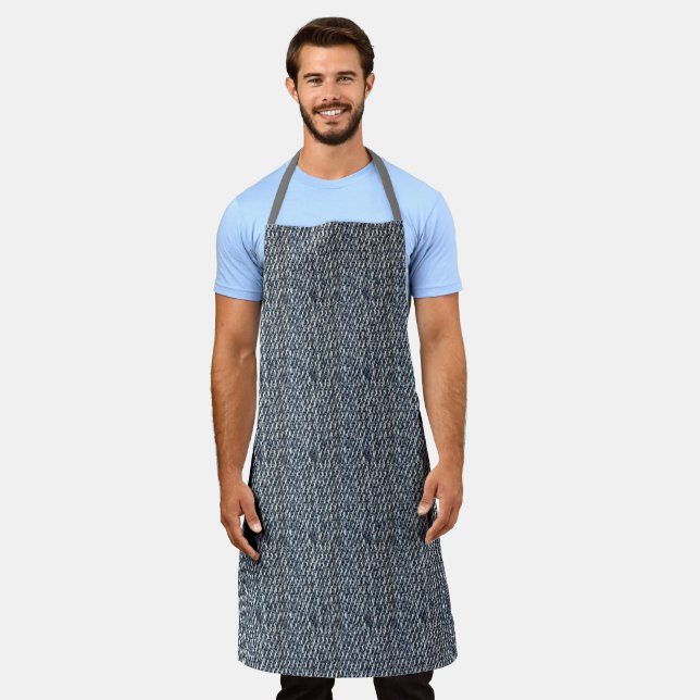Denim Look Aprons (Worn)